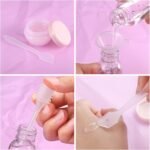 Anubhav Janni Travel Bottle Set Bottles for Toiletries Refillable Plastic Containers Dispenser Lid Small Leak Proof Empty Squeeze Kit Toiletries Bag Refillable Lotion Shampoo (Set Of 11 Pcs) - Image 4