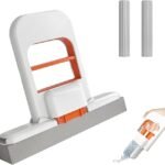 Anubhav Janni New Mini Mop Self-Squeeze Desktop Mop for Small Spaces Wet Dry Portable Cleaning Tool Kitchen Countertops Bathroom Sink Glass Car RV Dorm Room Mini mini mop Use (pack of 1)