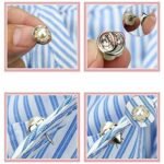 Anubhav Janni 50 Pcs Brooch Buttons Pins Mini Safety Shirt for Saree Dress Blouse and Button Removable No-Sew Cardigan Covers Ideal Sarees Dresses Hats Quick Styling Fixes (pack of 1) - Image 8