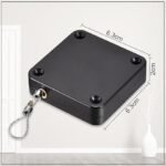 Anubhav Janni Mini Door Closer Automatic Sensor Door Closer Multifunctional Auto Residential Commercial Use ABS Steel  Finish Black Automatic Closer Mini Adjustable Hydraulic Self (pack of 1) - Image 4