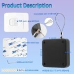 Anubhav Janni Mini Door Closer Automatic Sensor Door Closer Multifunctional Auto Residential Commercial Use ABS Steel  Finish Black Automatic Closer Mini Adjustable Hydraulic Self (pack of 1) - Image 8