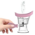 Anubhav Janni Eye Wash Cup Cup Portable Cups Air Valve Silicone Cleaning Travel Rinse Cleaner Tool More Efficient Manual Pressure Squeeze Bulb Eyewash Reusable Washer Bath (Pack Of 1 Pcs)
