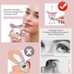Anubhav Janni Eye Wash Cup Cup Portable Cups Air Valve Silicone Cleaning Travel Rinse Cleaner Tool More Efficient Manual Pressure Squeeze Bulb Eyewash Reusable Washer Bath (Pack Of 1 Pcs) - Image 9