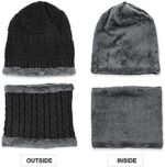 Anubhav Janni Winter Cap with Neck Scarf Thermal Warmer for Men Women Thick And Fluffy Woolen Cold Weather Outdoor Activities Men's Women's Snow Proof Inside Warm Muffler Winters (pack of 1) - Image 6