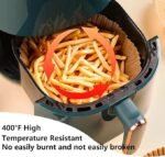 Anubhav Janni Air Fryer Round Paper Dish Liners Parchment Disposable Oil-Proof Sheets for Microwave Non-Stick Liner Free of Bleach Frying Baking Cooking Roasting (pack 1) - Image 4