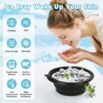 Anubhav Janni Silicone Facial Bowl -Bucket Face for Ice with Built-in tray Collapsible Tub Bath Plunge Water Facials at Home Portable Foldable BPA-Free Men and Women (pack of 1) - Image 5