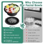Anubhav Janni Silicone Facial Bowl -Bucket Face for Ice with Built-in tray Collapsible Tub Bath Plunge Water Facials at Home Portable Foldable BPA-Free Men and Women (pack of 1) - Image 6