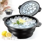 Anubhav Janni Silicone Facial Bowl -Bucket Face for Ice with Built-in tray Collapsible Tub Bath Plunge Water Facials at Home Portable Foldable BPA-Free Men and Women (pack of 1) - Image 7