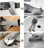Anubhav Janni Wire Dishwashing Hand Gloves - Stainless Steel Scrubber Glove for Washing Dishes Utensils Machine Washable Reusable Kitchen Non-Scratch Multipurpose Cleaning (pack of 1) - Image 6