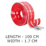 Anubhav Janni Red Baby Safety Tape 3m Silicone Furniture Edge Protector Clear with Backing Corner Guard Strip Easy Installation Marketing Silicon Protection and Child for Desk (pack of 1) - Image 7