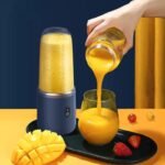 Anubhav Janni Small Portable Juicer Electric Cup Blender Capacity Rechargeable Base Detachable Cups Blender Juicers Fruit Mixers Smoothie Mini Personal Battery Smoothie Food (Pack Of 1 Pcs) - Image 2