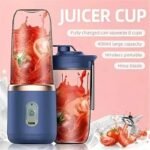 Anubhav Janni Small Portable Juicer Electric Cup Blender Capacity Rechargeable Base Detachable Cups Blender Juicers Fruit Mixers Smoothie Mini Personal Battery Smoothie Food (Pack Of 1 Pcs) - Image 6