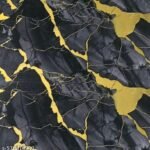 Anubhav Janni Ta Black With Golden  Marble Peel and Stick Wallpaper Luxury Marble Design For Walls Removable And Easy to Apply Ideal For Home Office Kitchen And Bathroom (Pack Of 1 Pcs)