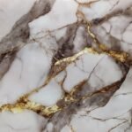 Anubhav Janni Ta Brown With Golden  Marble Peel and Stick Wallpaper Luxury Marble Design For Walls Removable And Easy to Apply Ideal For Home Office Kitchen And Bathroom (Pack Of 1 Pcs) - Image 4