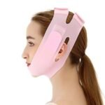 Anubhav Janni Pink V Shape Face Mask Silicone V Face Mask Lifting Line Shape Facial Slimming Royal Pink Reusable Double Breathable Lift Up Reducer Garment for Women Skin(Multicolor)(pack of 1)