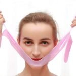 Anubhav Janni Pink V Shape Face Mask Silicone V Face Mask Lifting Line Shape Facial Slimming Royal Pink Reusable Double Breathable Lift Up Reducer Garment for Women Skin(Multicolor)(pack of 1) - Image 2