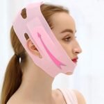 Anubhav Janni Pink V Shape Face Mask Silicone V Face Mask Lifting Line Shape Facial Slimming Royal Pink Reusable Double Breathable Lift Up Reducer Garment for Women Skin(Multicolor)(pack of 1) - Image 3