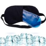 Anubhav Janni Eye Mask Gel Sleep for Dry Pain Relief Redness Sleeping Cool Suitable Sky Blue with Ice Super Smooth Cover Women Men Children Travel Nap Night Sleeping(multicolor)(Pack of 1)