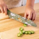 Anubhav Janni Knife Set Dark Green Professional Kitchen High Carbon Stainless Steel Chef Utility Santoku Knives With Ergonomic Handles Chef Sharp Blades Multipurpose Vegetable Fruit (Set Of 3 Pcs) - Image 6