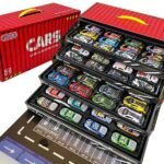 Anubhav Janni Car Container Toy Cars Kids Back Race Toys Storage Box Die Cast Metal Set Dinosaur Racing Pattern Party Favors Friction Powered Vehicles Kids Boys Girls (Pack Of 1 Pcs , 48 Pcs) - Image 3