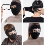 Anubhav Janni Winter Mask Windproof Full Face Balaclava with Thickened Warm for Outdoor Cycling Bike Riding Fleece Removable Lens Protection and Adjustable (Pack of 1)(Multicolor) - Image 2