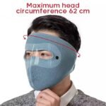 Anubhav Janni Winter Mask Windproof Full Face Balaclava with Thickened Warm for Outdoor Cycling Bike Riding Fleece Removable Lens Protection and Adjustable (Pack of 1)(Multicolor) - Image 4