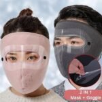 Anubhav Janni Winter Mask Windproof Full Face Balaclava with Thickened Warm for Outdoor Cycling Bike Riding Fleece Removable Lens Protection and Adjustable (Pack of 1)(Multicolor) - Image 5