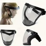 Anubhav Janni Full Face Shield Upgraded Impact Wind Resistant Cycling Mask Adjustable Fit Transparent Eye for Outdoor Kitchen Use Bubble helmet Visor Industrial Safety(Multicolor)(pack of 1) - Image 4
