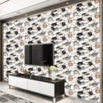 Anubhav Janni White Stone Foil Marble Peel and Stick Wallpaper Luxury Marble Design For Walls Removable And Easy to Apply Ideal For Home Office Kitchen And Bathroom (Pack Of 1 Pcs) - Image 4