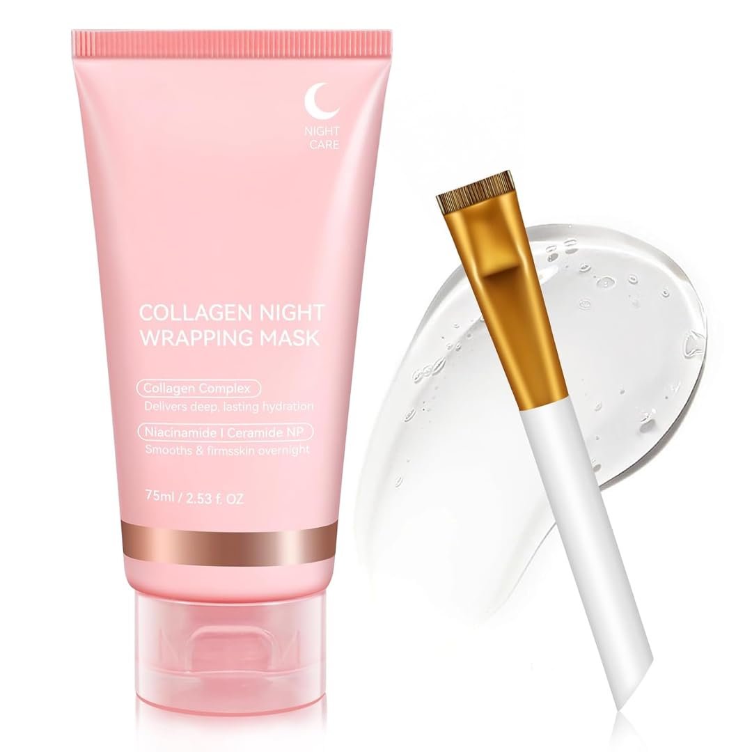 Anubhav Janni Night Care Wrapping Mask with Real Collagen Peel Off Facial For Glowing Skin Deep Hydration Anti Korean Glass Skincare Wrinkle Women(multicolor)(pack of 1) Anubhav Janni Night Care Wrapping Mask with Real Collagen Peel Off Facial For Glowing Skin Deep Hydration Anti Korean Glass Skincare Wrinkle Women(multicolor)(pack of 1) - Image 1