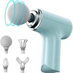 Anubhav Janni Mini Massage Gun Machine For Body Pain Deep Tissue Muscle Relief Handheld Battery Powered Massager Neck Shoulder Back Rechargeable Travel Friendly Leg Hand (Pack Of 1 Pcs)