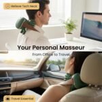 Anubhav Janni Green Neck Massager Bionic Heated Massager Wireless Portable Shiatsu Back Electric Deep Tissue Kneading Massage Simulated Human Hand Design (Pack Of 1 Pcs) - Image 3