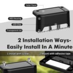 Anubhav Janni Solar Step Light Plastic Light Outdoor Led Powered Deck Lights For Garden Home Balcony Automatic Waterproof Lights Steps Stair Fence Wall Terrace Decorative Patio (Set Of 4 Pcs) - Image 3