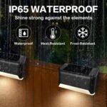 Anubhav Janni Solar Step Light Plastic Light Outdoor Led Powered Deck Lights For Garden Home Balcony Automatic Waterproof Lights Steps Stair Fence Wall Terrace Decorative Patio (Set Of 4 Pcs) - Image 4