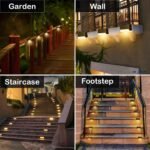 Anubhav Janni Solar Step Light Plastic Light Outdoor Led Powered Deck Lights For Garden Home Balcony Automatic Waterproof Lights Steps Stair Fence Wall Terrace Decorative Patio (Set Of 4 Pcs) - Image 8