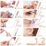 Anubhav Janni 16 In 1 Manicure Kit Orange Set Professional Pedicure Women Men Stainless Steel Nail Clippers Tools Household Facial Care Travel Case Complete Clippers File Home (Pack Of 1 Pcs) - Image 4