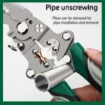 Anubhav Janni Green Folding Wire Stripper Multifunction Stainless Steel Crimping Tool Cutter Crimper Cable Stripper Wiring Tools Hand Tool Foldable Stripping Crimper (Pack Of 1 Pcs) - Image 2