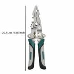 Anubhav Janni Green Folding Wire Stripper Multifunction Stainless Steel Crimping Tool Cutter Crimper Cable Stripper Wiring Tools Hand Tool Foldable Stripping Crimper (Pack Of 1 Pcs) - Image 7