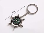 Anubhav Janni Compass Keychain Perpetual Calendar Stainless Steel Pocket Size Rotating Date Finder Key Ring Vintage Metal Women Gift Travel Pocket Keyring Trecking Camping Car (Pack Of 1 Pcs) - Image 3