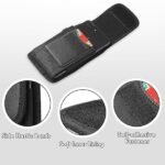 Anubhav Janni Mobile Purse Men Big Holster Waist Belt Clip Pouch And Nylon Cell Phone Case With Card Holder Durable Bag For Convenience Security All Phones Large Capacity (Pack Of 1 Pcs) - Image 3