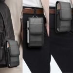Anubhav Janni Mobile Purse Men Big Holster Waist Belt Clip Pouch And Nylon Cell Phone Case With Card Holder Durable Bag For Convenience Security All Phones Large Capacity (Pack Of 1 Pcs) - Image 6
