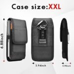 Anubhav Janni Mobile Purse Men Big Holster Waist Belt Clip Pouch And Nylon Cell Phone Case With Card Holder Durable Bag For Convenience Security All Phones Large Capacity (Pack Of 1 Pcs) - Image 8