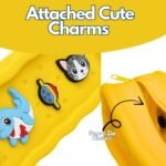 Anubhav Janni Cute Pencil Pouch Pencil Pouch For School Girls Cute Zipper Case With Charms Silicone Soft Rubber Stationery Box Kids and Stationary (Pack Of 1 Pcs) - Image 2