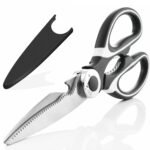 Anubhav Janni Kitchen Scissor Katar Scissors Multi Purpose Stainless Steel Shears with Bottle Opener Heavy Duty Food Scissors For Meat Fish Blades Cutting Vegetables Herbs (Pack Of 1 Pcs)
