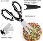 Anubhav Janni Kitchen Scissor Katar Scissors Multi Purpose Stainless Steel Shears with Bottle Opener Heavy Duty Food Scissors For Meat Fish Blades Cutting Vegetables Herbs (Pack Of 1 Pcs) - Image 5