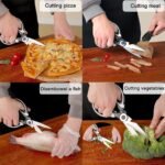 Anubhav Janni Kitchen Scissor Katar Scissors Multi Purpose Stainless Steel Shears with Bottle Opener Heavy Duty Food Scissors For Meat Fish Blades Cutting Vegetables Herbs (Pack Of 1 Pcs) - Image 7