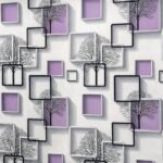 Anubhav Janni Purple Square Foil Marble Peel and Stick Wallpaper Luxury Marble Design For Walls Removable And Easy to Apply Ideal For Home Office Kitchen And Bathroom (Pack Of 1 Pcs)