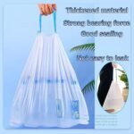 Anubhav Janni Garbage Bags Roll Bag Heavy Duty Small Trash with Detachable Drawstring Leak Proof Dustbin Liners Wet Dry Waste Strong Kitchen Bathroom Heavy Duty Drawstring (Pack Of Pcs, 50 Pcs) - Image 8