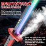 Anubhav Janni Realistic Smoke Sword Talvar LED Spark Effects Light Katana Sound  Anime Cosplay Prop Effects Parties Collectors Display Toy Colorful Gradient Blade Spray System (Pack Of 1 Pcs) - Image 5