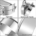 Anubhav Janni Steel Momos Maker Small Stainless Dumpling Gujiya Mould Press Manual Dough Cutter Sealer Momos Ghughra Silver Samosa Home Kitchen Set Dumplings Samosa (Pack Of 1 Pcs) - Image 7